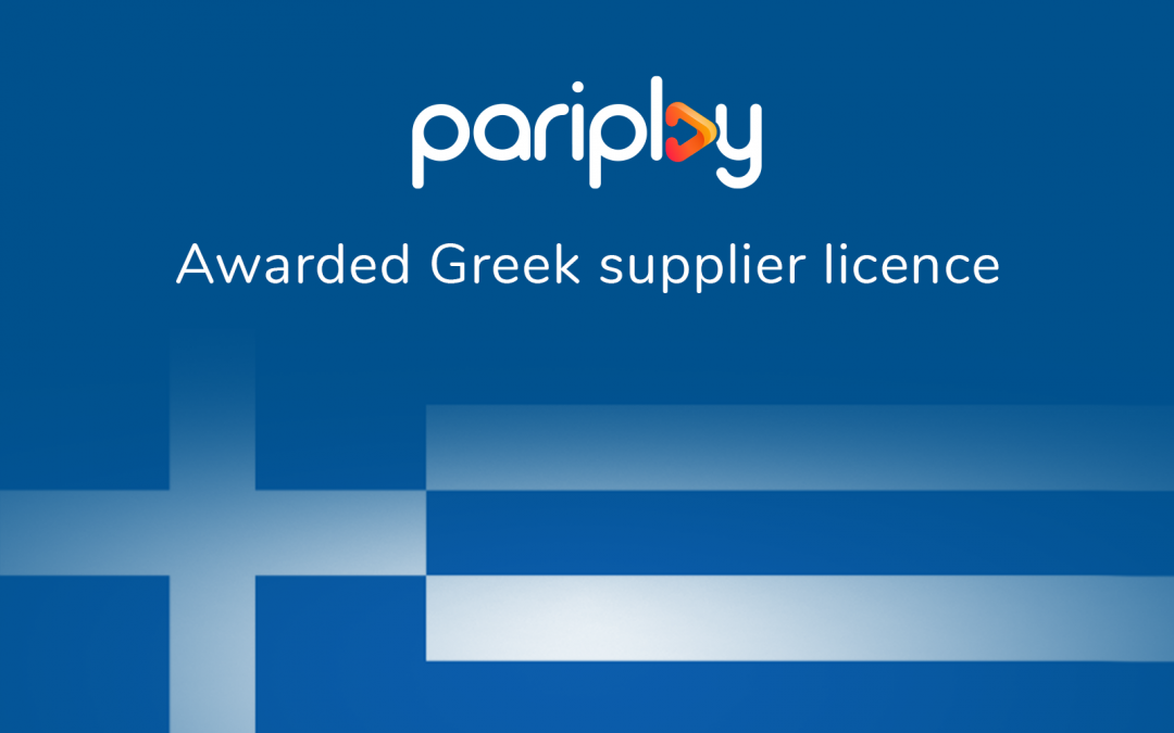 Pariplay Awarded Greek Supplier Licence