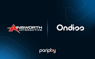 Ainsworth Interactive and Pariplay expand their growth through a new partnership with Ondiss